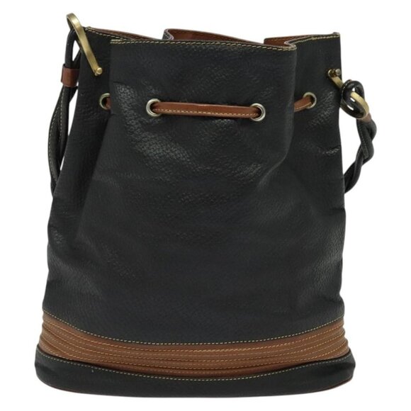 Authentic GUCCI Shoulder Bag Leather Black - Picture 9 of 16